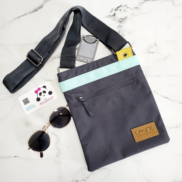 Dakine Handbags - Dakine Gray and Mint Jive Crossbody Bag